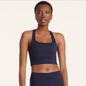 NEW J. Crew Black Sports Crop Top